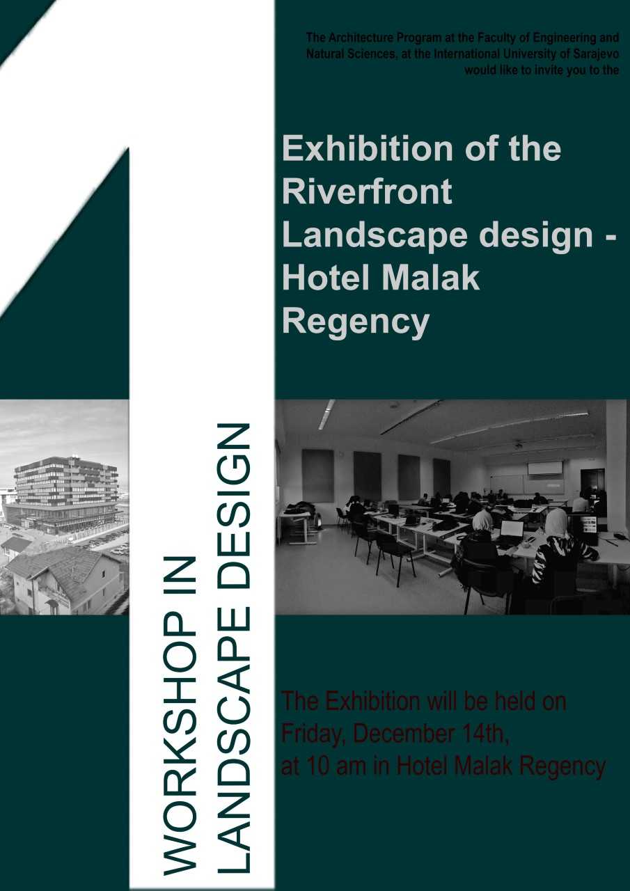 Exhibition of the Riverfront Landscape design - Hotel Malak