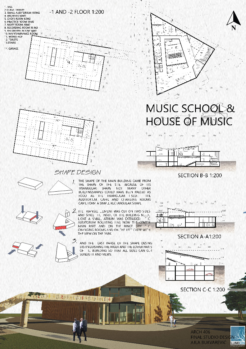 Studio VI - "Music School & House of Music", Ajla Bukvarevic