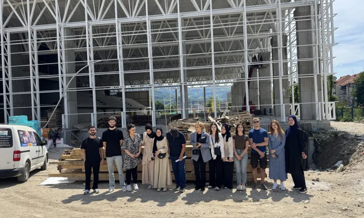 IUS Architecture Students Visit City Pool Construction Site in Zenica